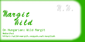 margit wild business card